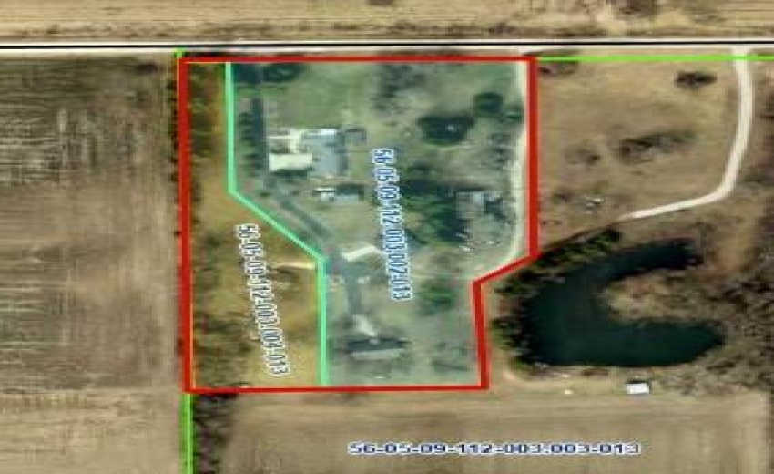 County aerial - 2 parcels