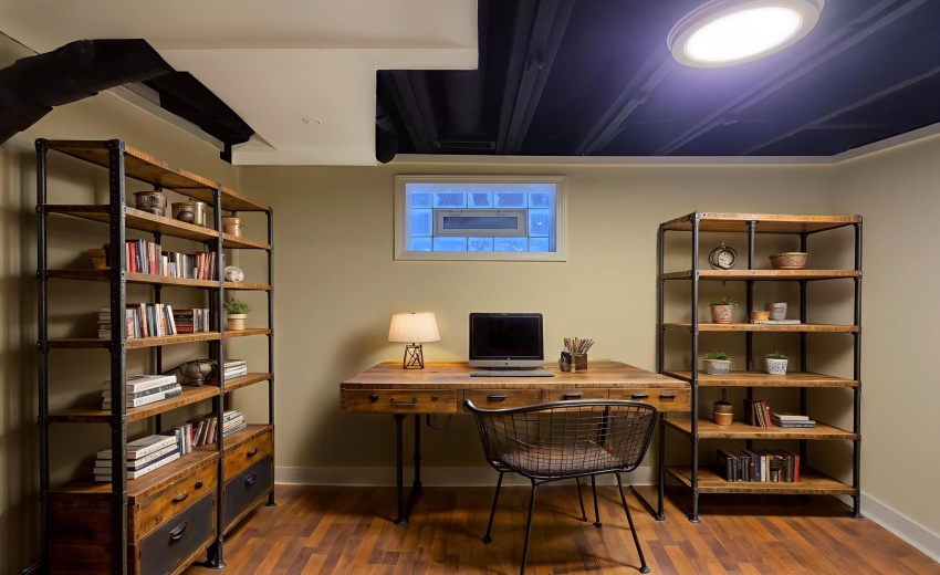 Basement Office