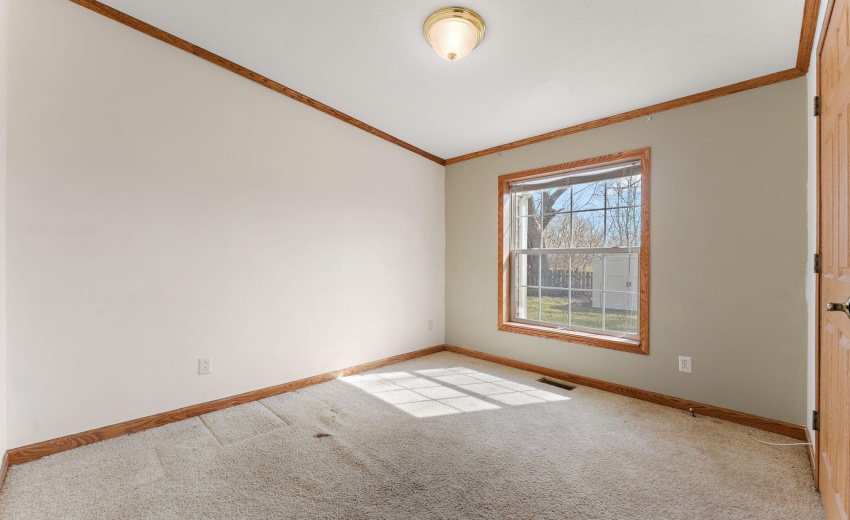 Bedroom 3 facing the back