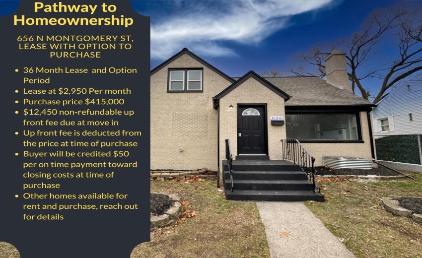 1329 E 50th Ct Gary IN LEASE WITH OPTION