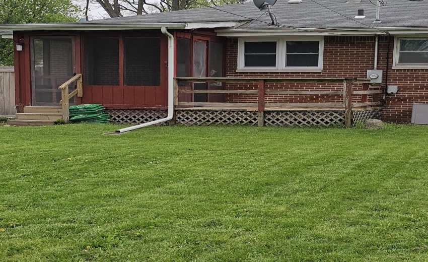 deck and screened porch