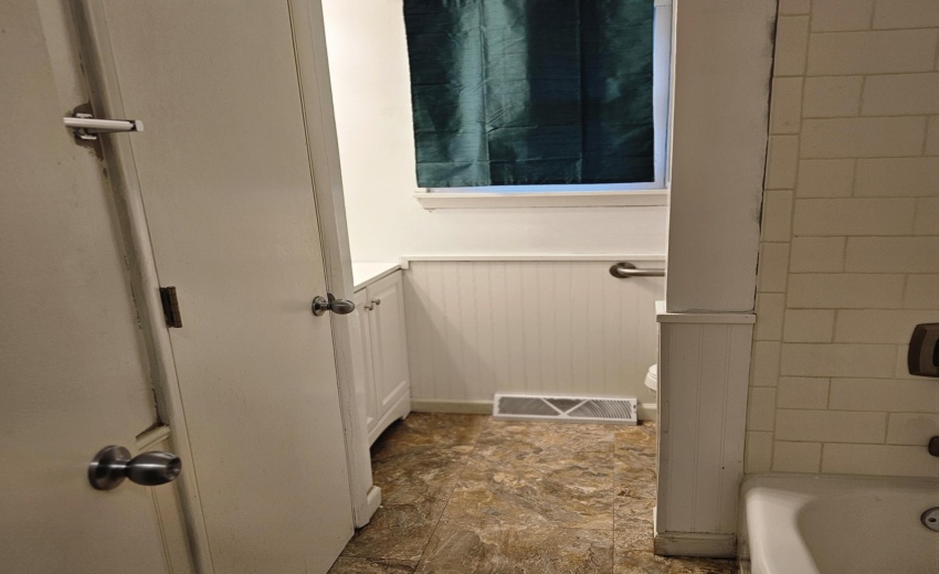 Bathroom, linen closet