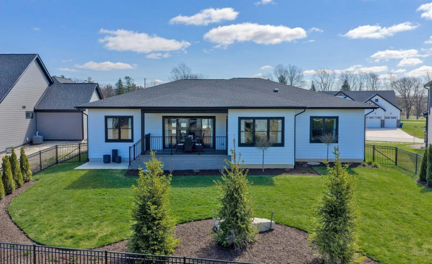 drone rear of home