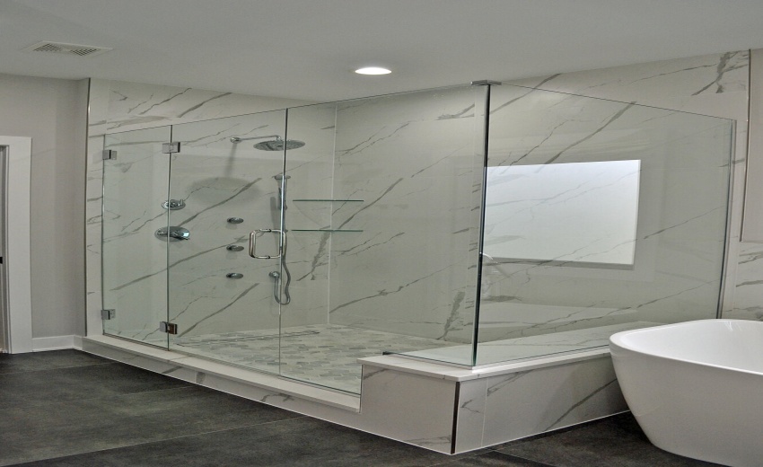mba walk in shower