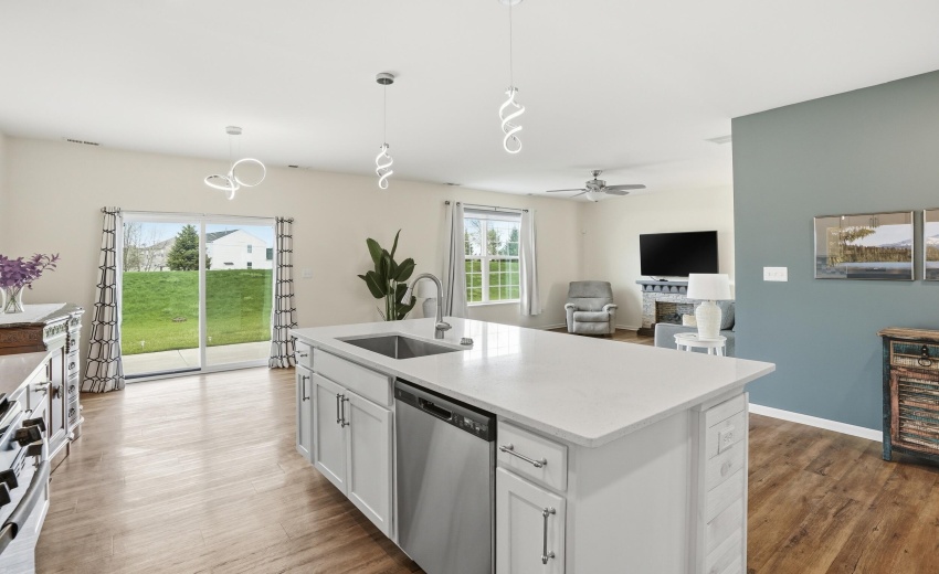 Wide Kitchen View