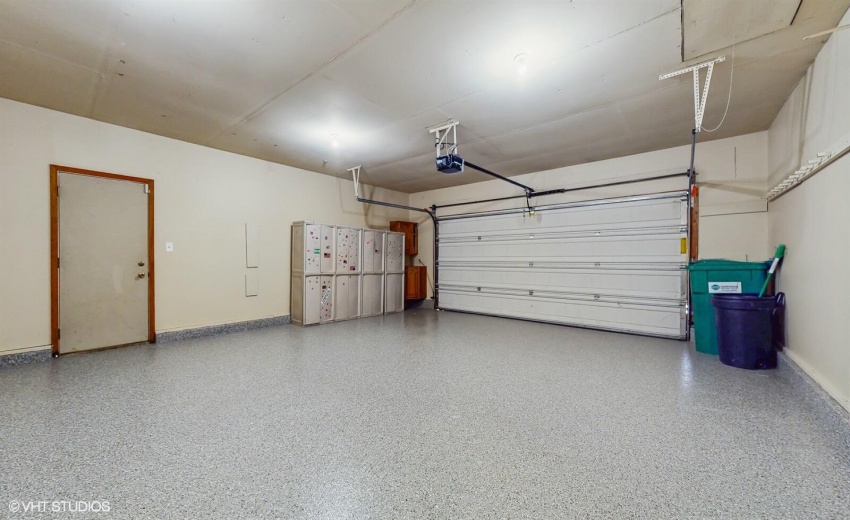 Garage  with Epoxy floor