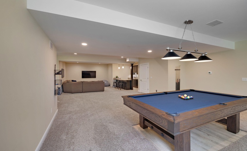 Finished daylight basement