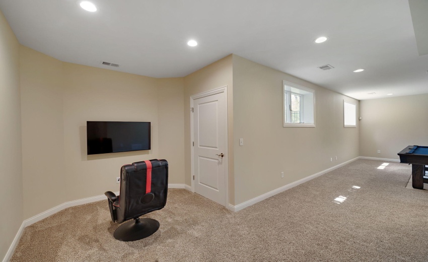 Finished daylight basement