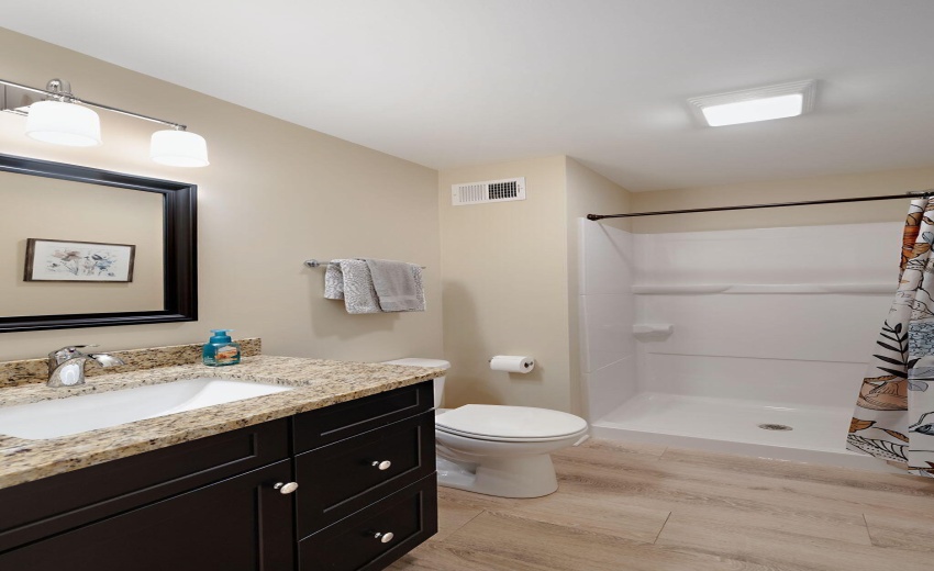 Basement 3/4 bathroom