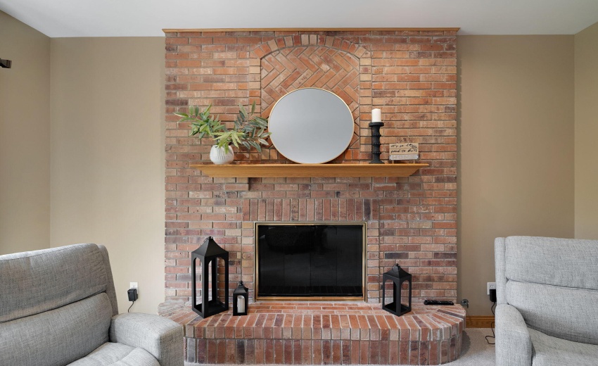 Beautiful fireplace