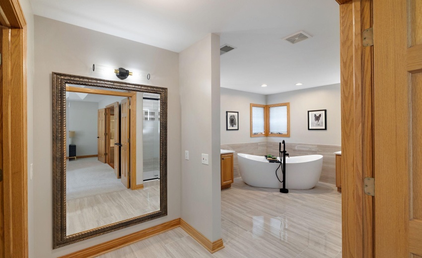 Upgraded primary ensuite