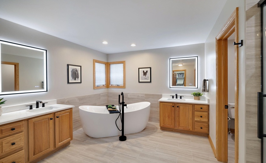 Upgraded and beautiful primary ensuite