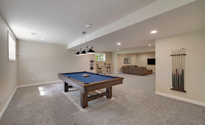 Finished daylight basement