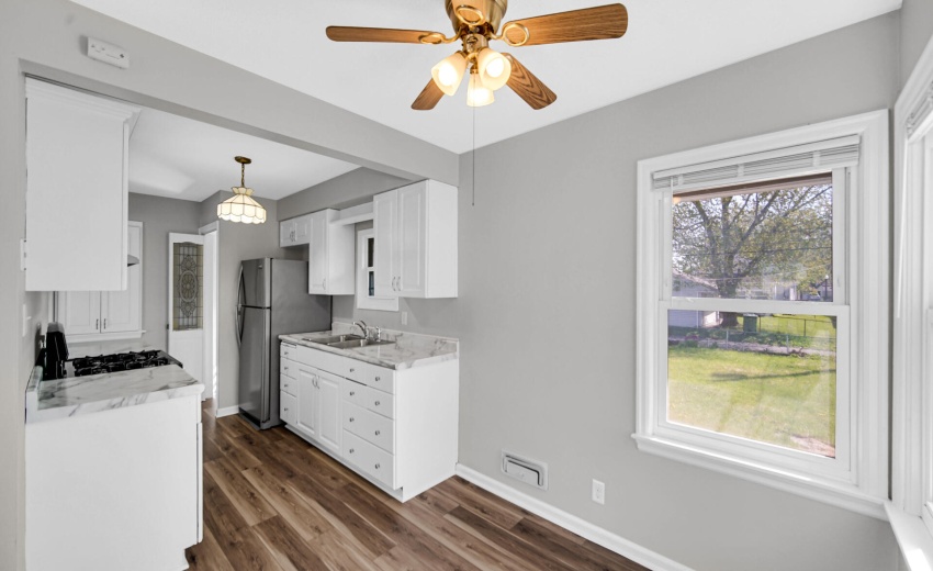 Bright, Eat-in Kitchen