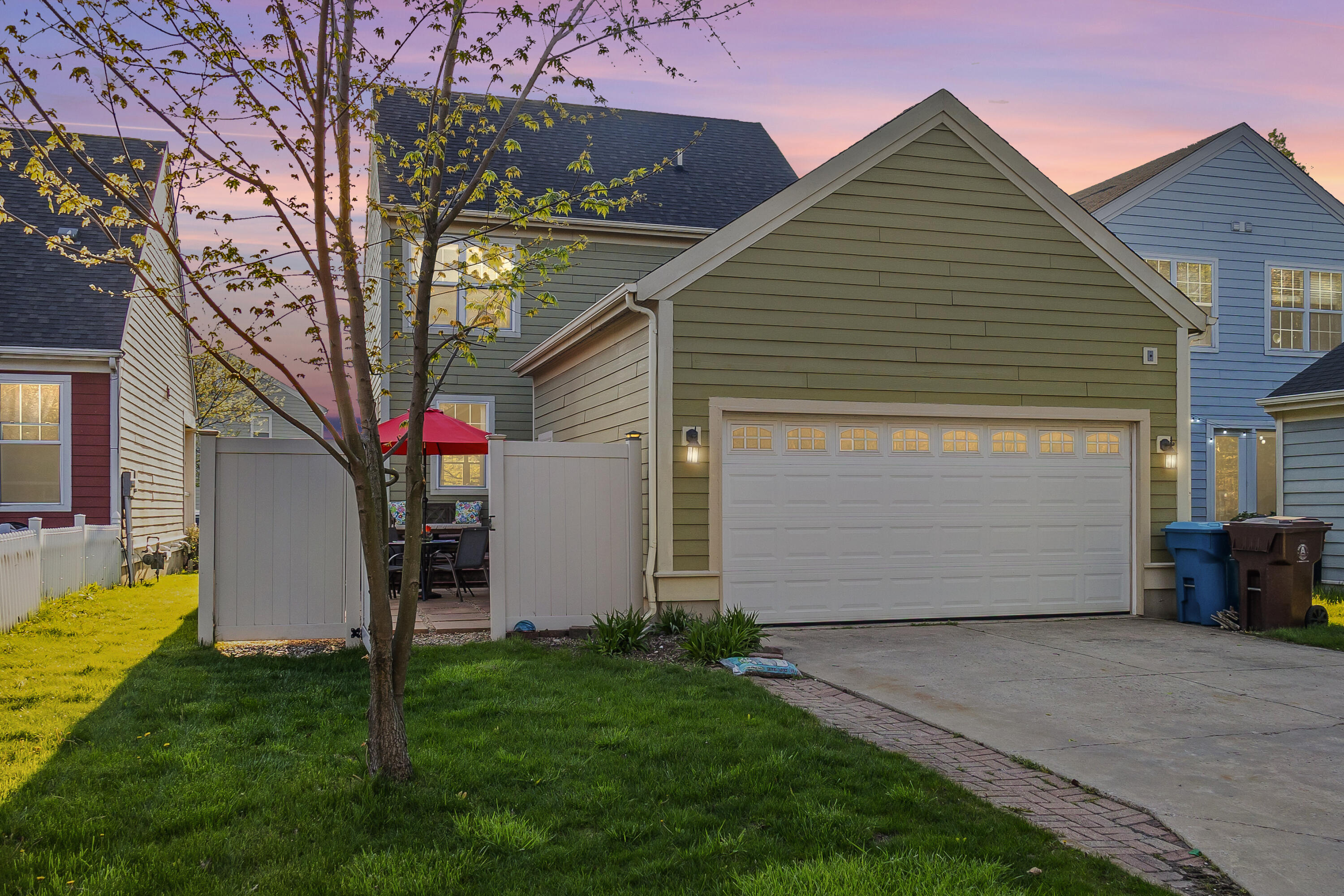 Outdoor Patio during sunset