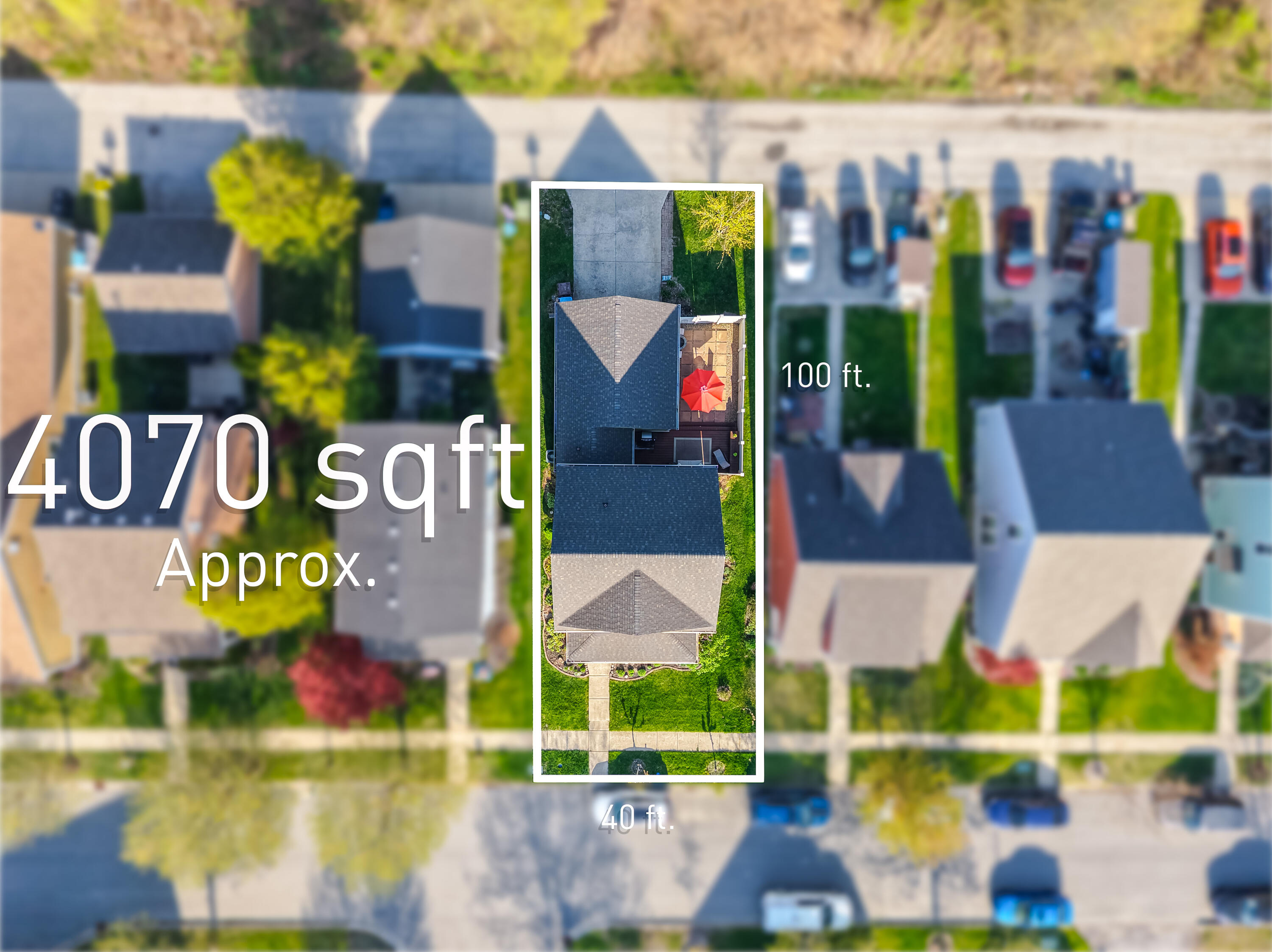 Approximate lot boundaries