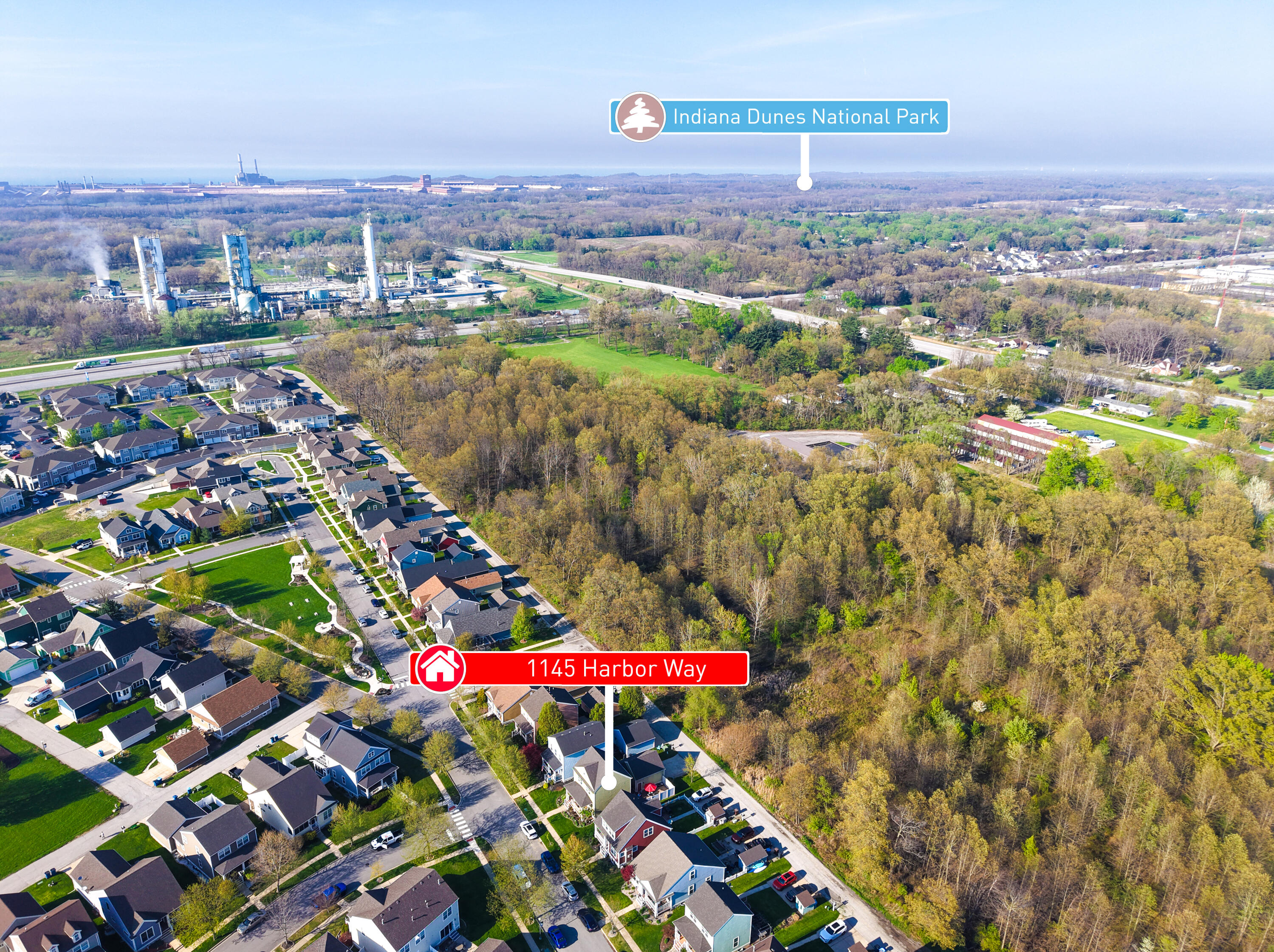 10 min drive to Indiana Dunes State Park