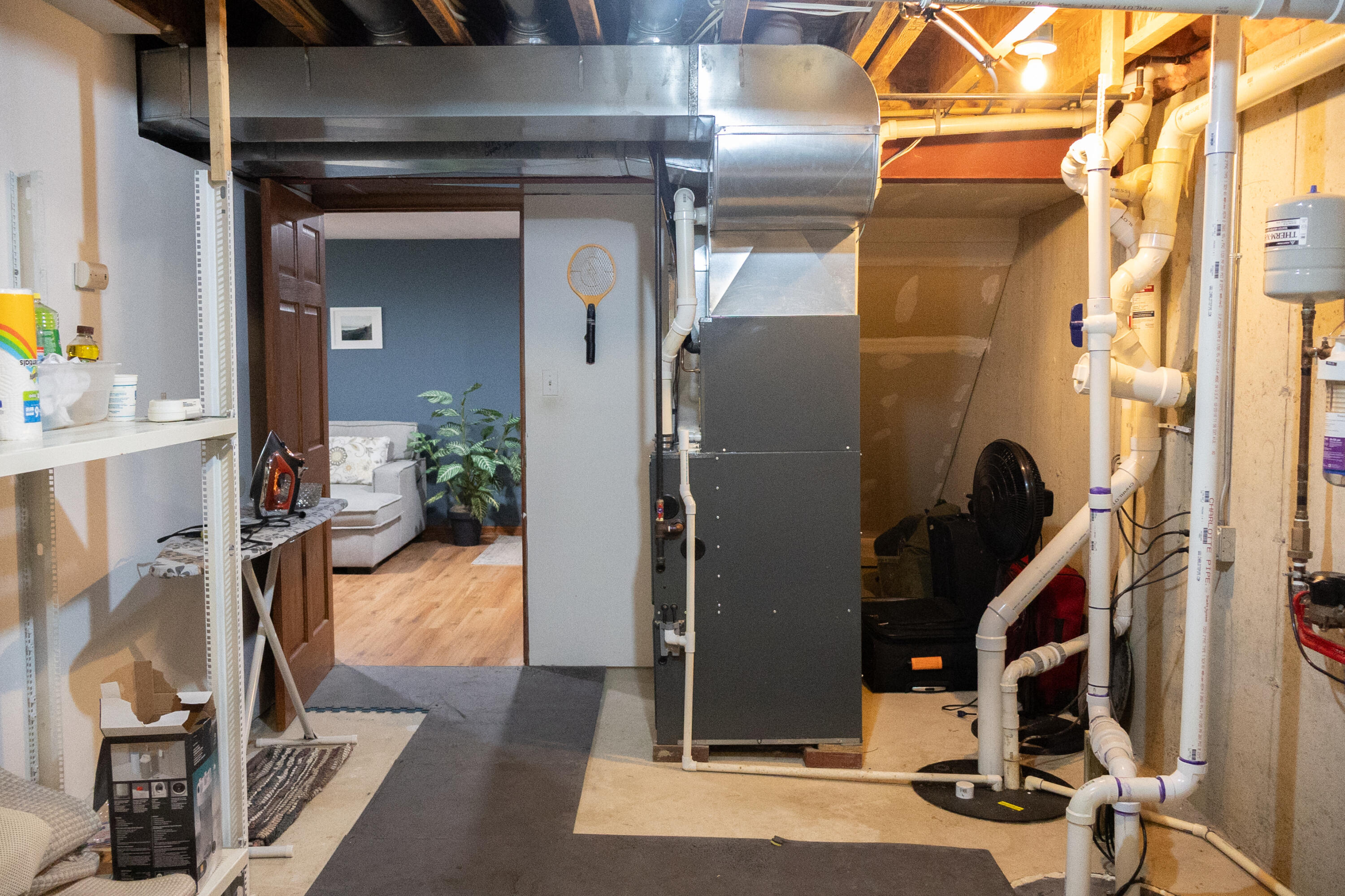 Utility Rm, whole house water filtration