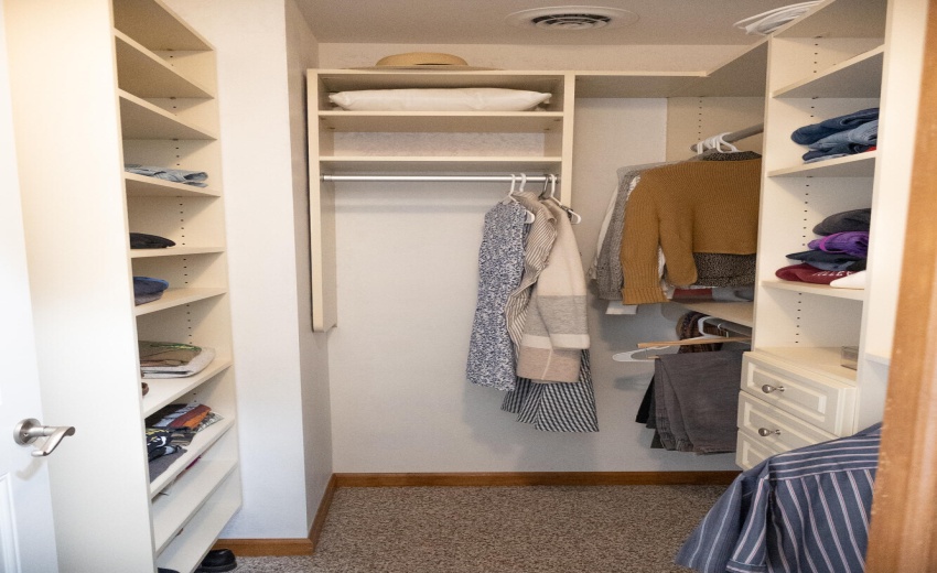 Primary Bedrm, pro closet organizer