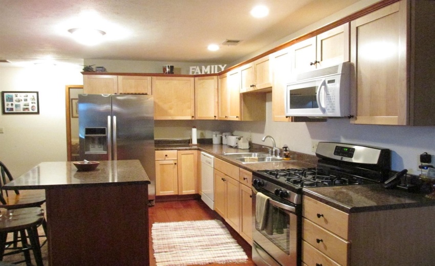 Comfortable kitchen area