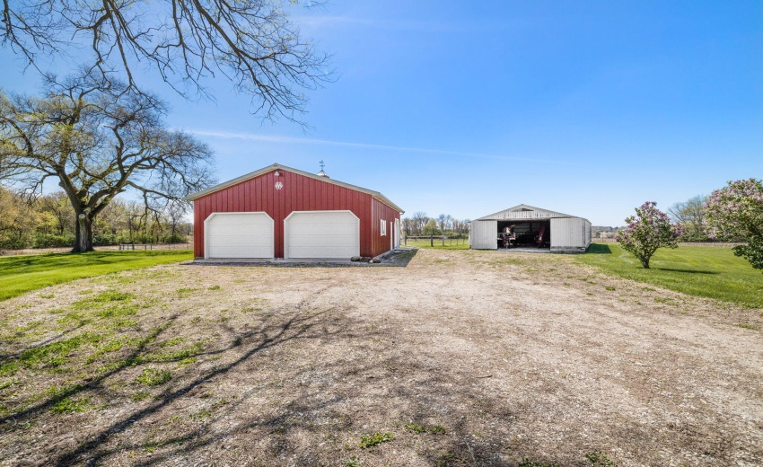 Two large barns