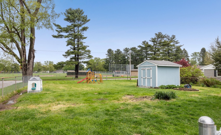 Fenced in yard