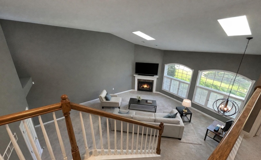 Living Room - Virtually staged