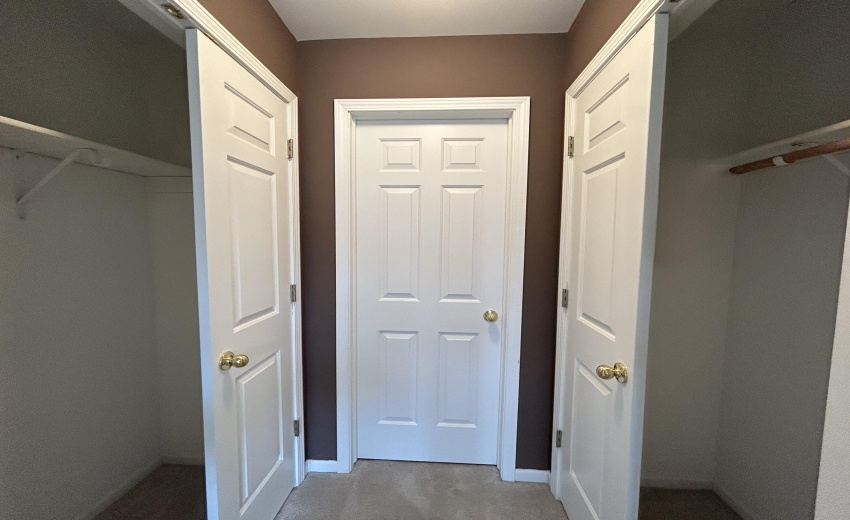 Upstairs Bedroom Closets