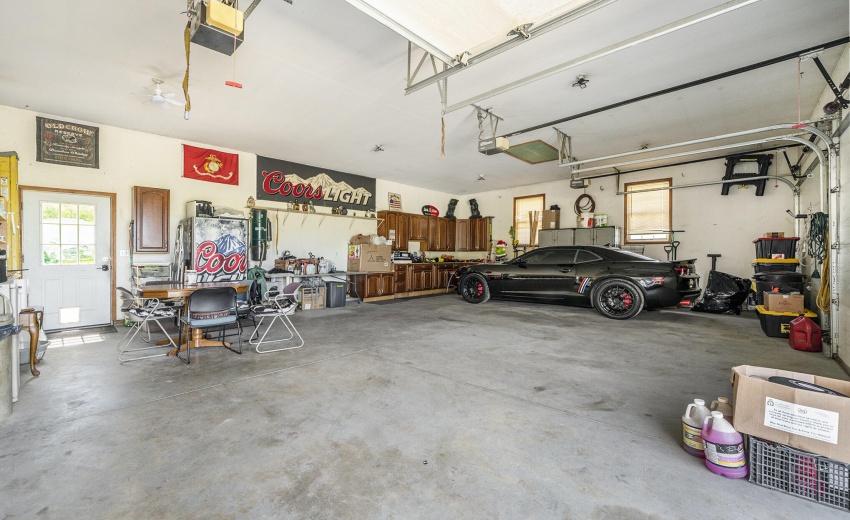 3 Car Garage w/above Storage