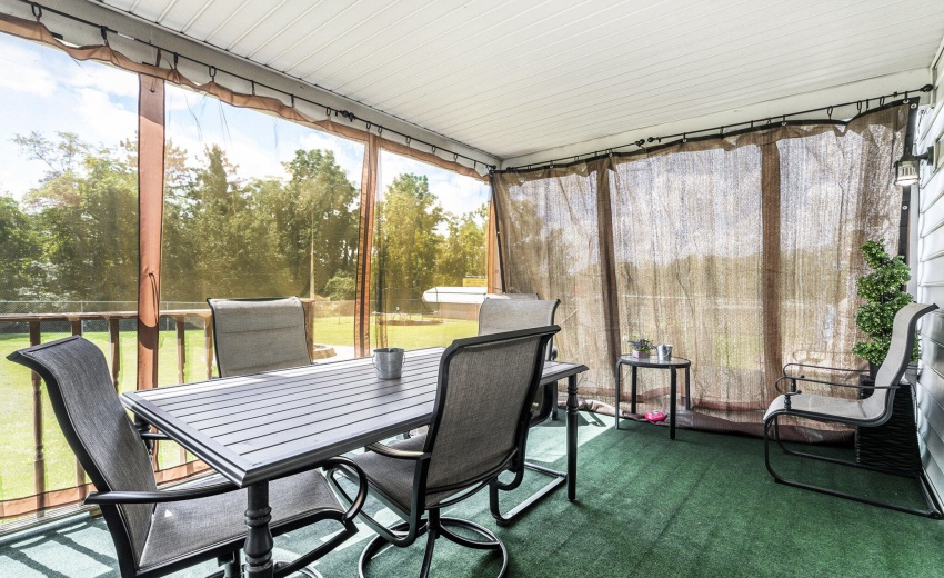 Covered Back Porch