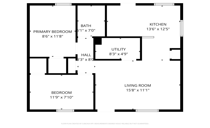 2D Floor Plan for 407 Dallas Street