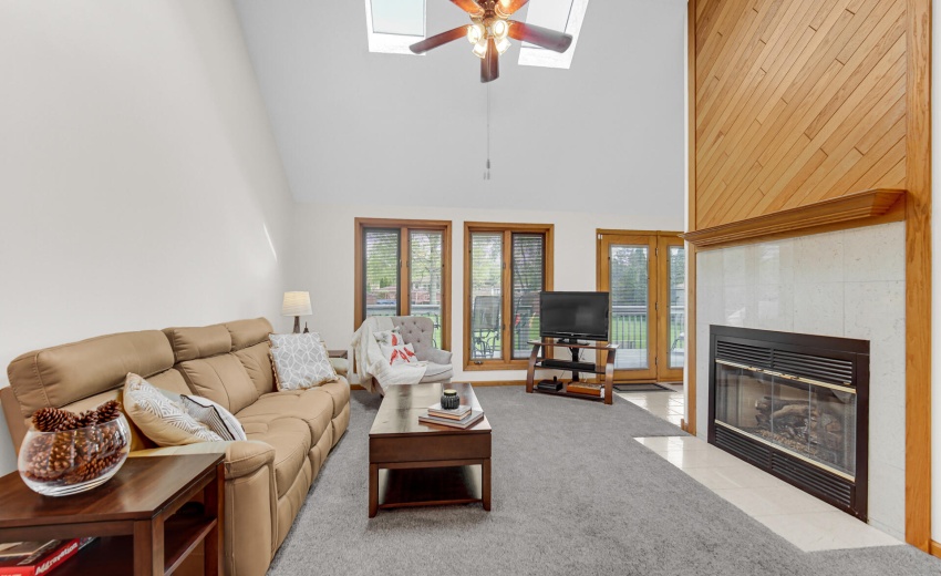 Living Room w/ Fireplace