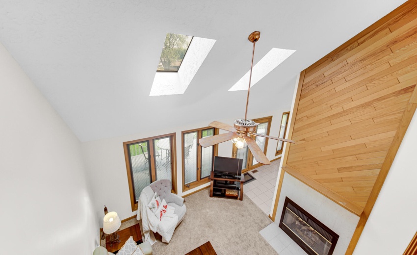 Skylights in Living Rom