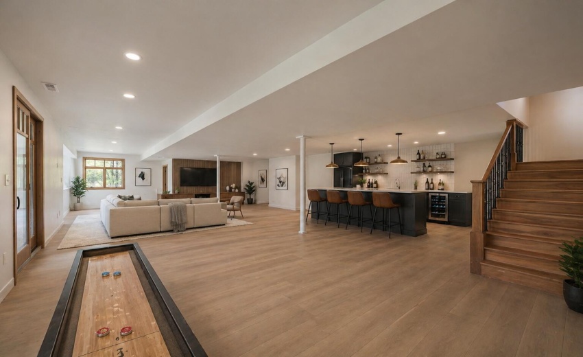 Virtual image of basement