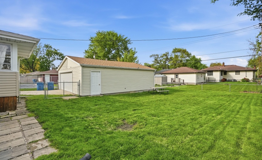 Back Yard & Garage