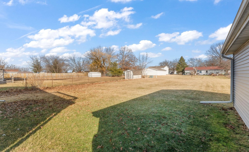 Spacious Backyard