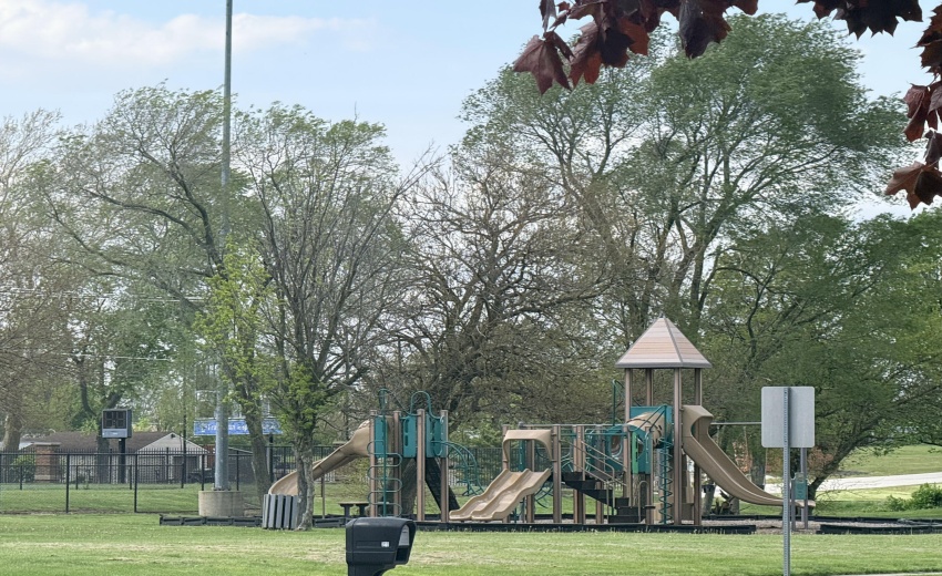 Right by the park