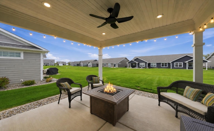 Covered patio