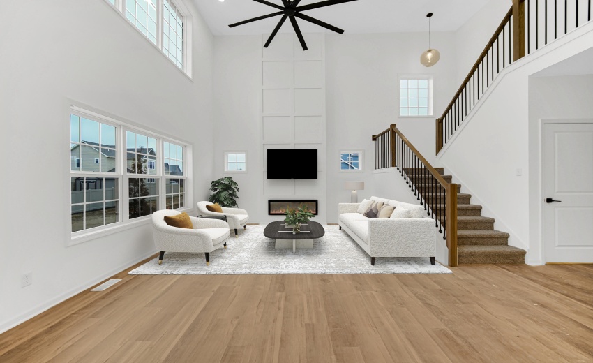 Living & dining rm