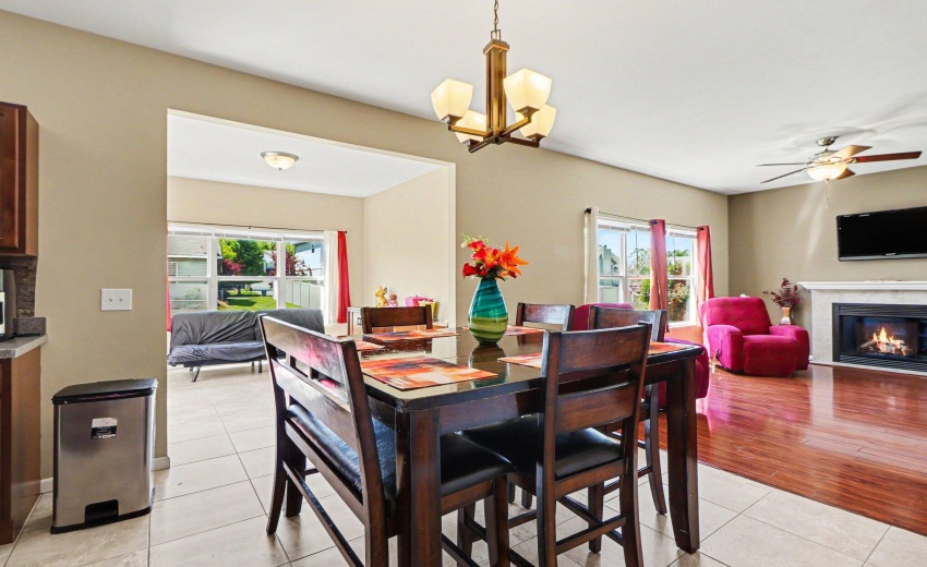 Dining Area + Sunroom