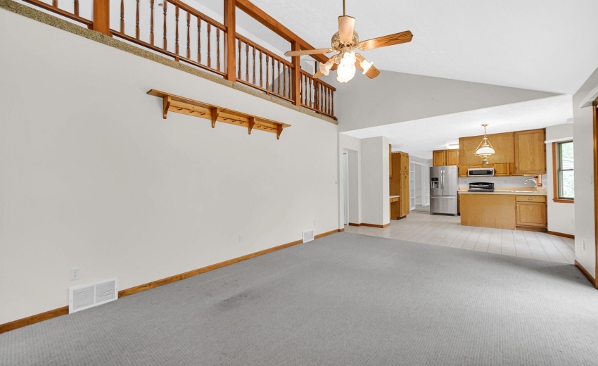 Family Room open to Kitchen
