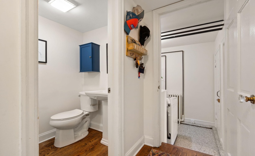 Main floor powder room