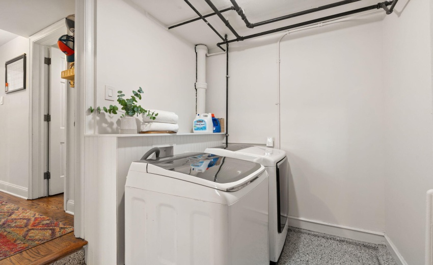 Main floor laundry