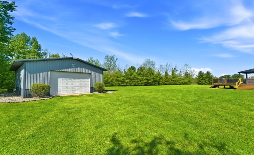 Pole Barn to Back Deck