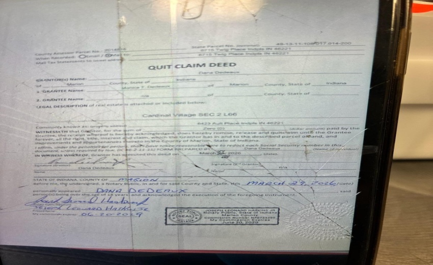 Dedeaux Quit Claim Deed