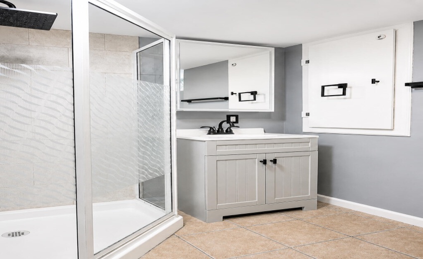 basement bathroom