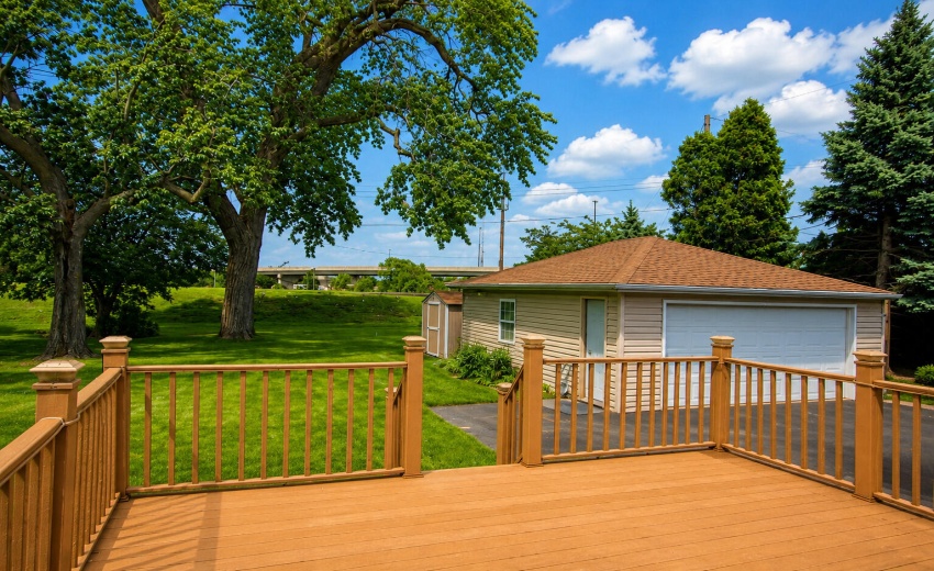 backyard deck