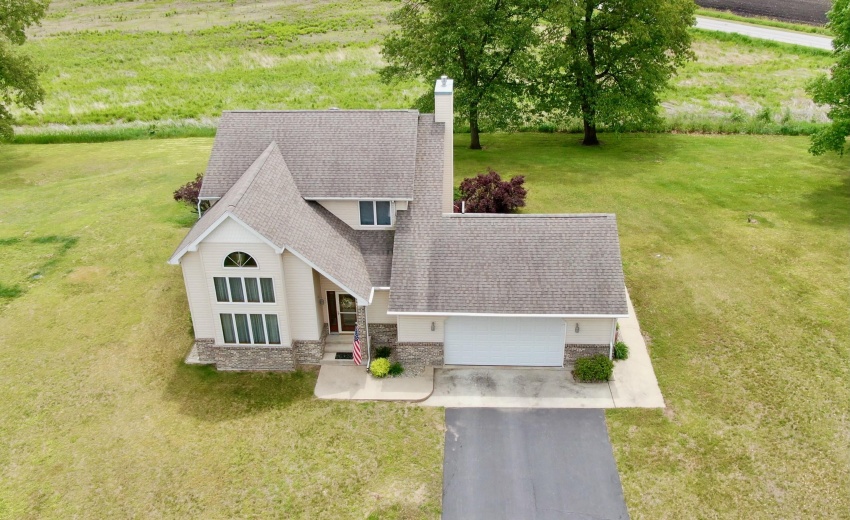 House Front Drone Elev
