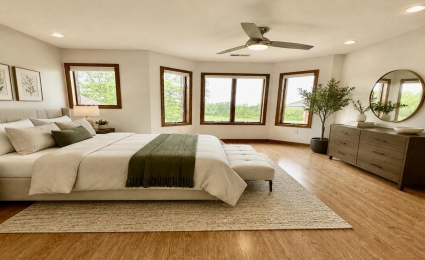 Foley bedroom ai pond view