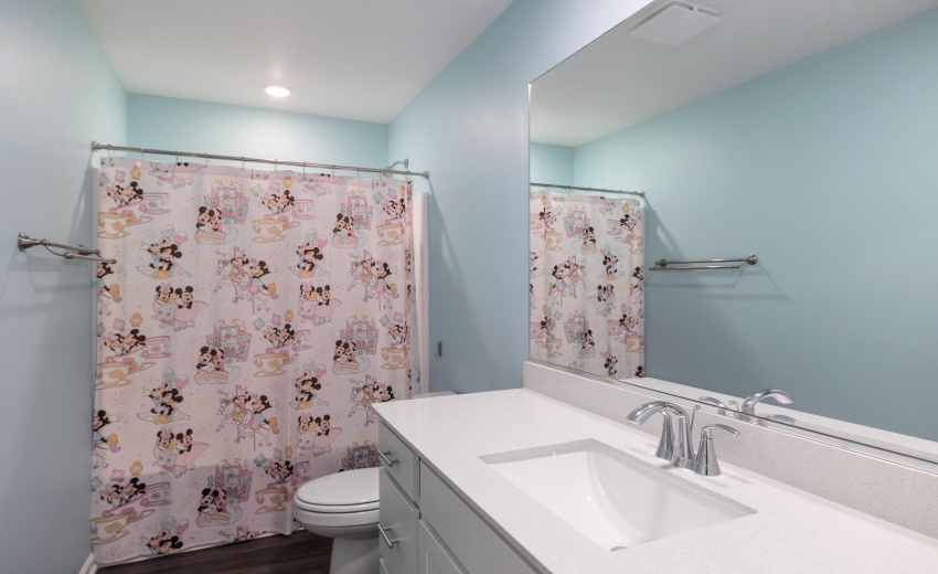 Full Bath on Upper Level